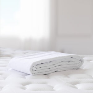 Protector de Colchón Semidoble Damasco 120x190x40 cm 1 Protector de Colchón Semidoble Damasco 120x190x40 cm